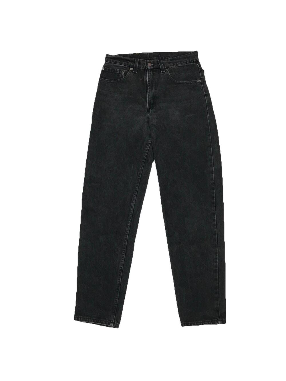 Vintage Levis 550 Jeans Mens 31x32 Black Relaxed Fit Tapered Leg Denim USA Made